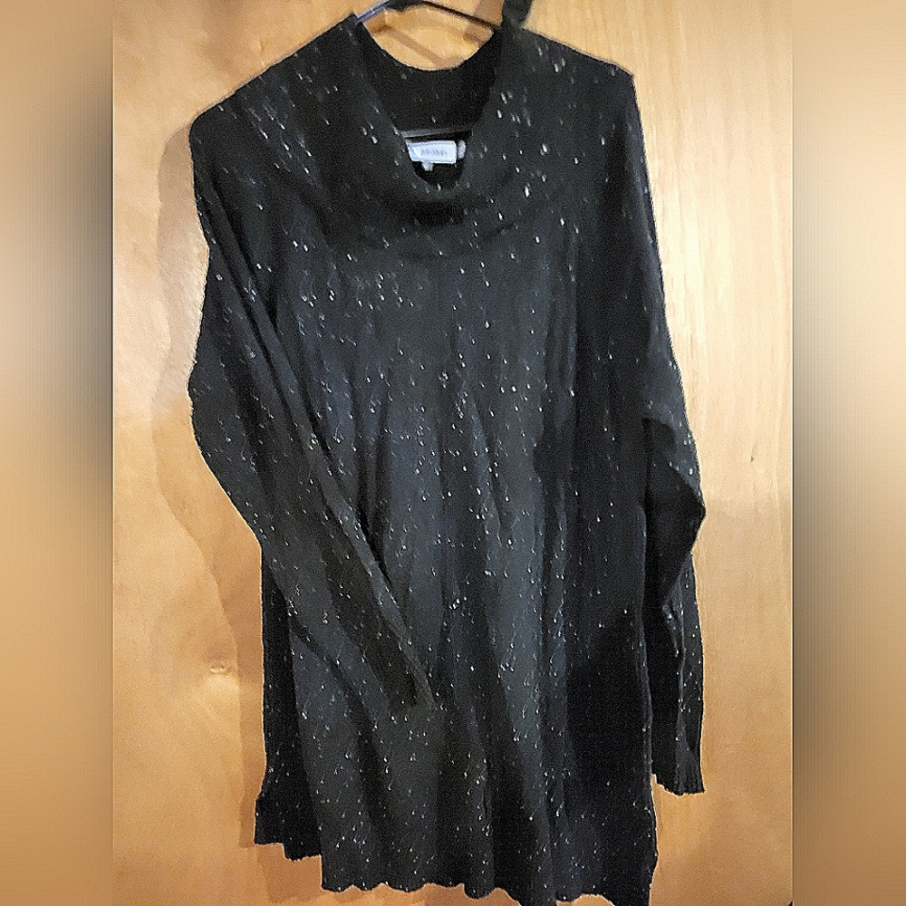 Women's CALVIN KLEIN SWEATER, EXCELLENTCONDITION, COWEL NECK, XLARGE
